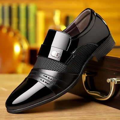 Lucien Patent Oxfords – Pure Gloss, Power Moves