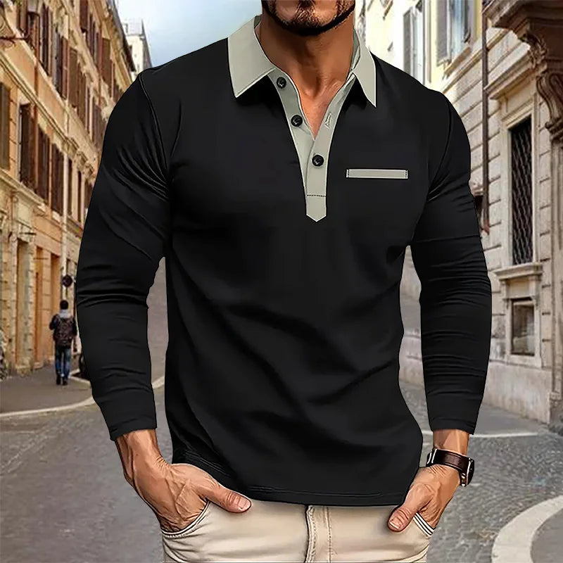 Orien Long-Sleeve Polo – Classic Fit