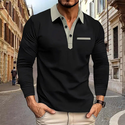 Orien Long-Sleeve Polo – Classic Fit