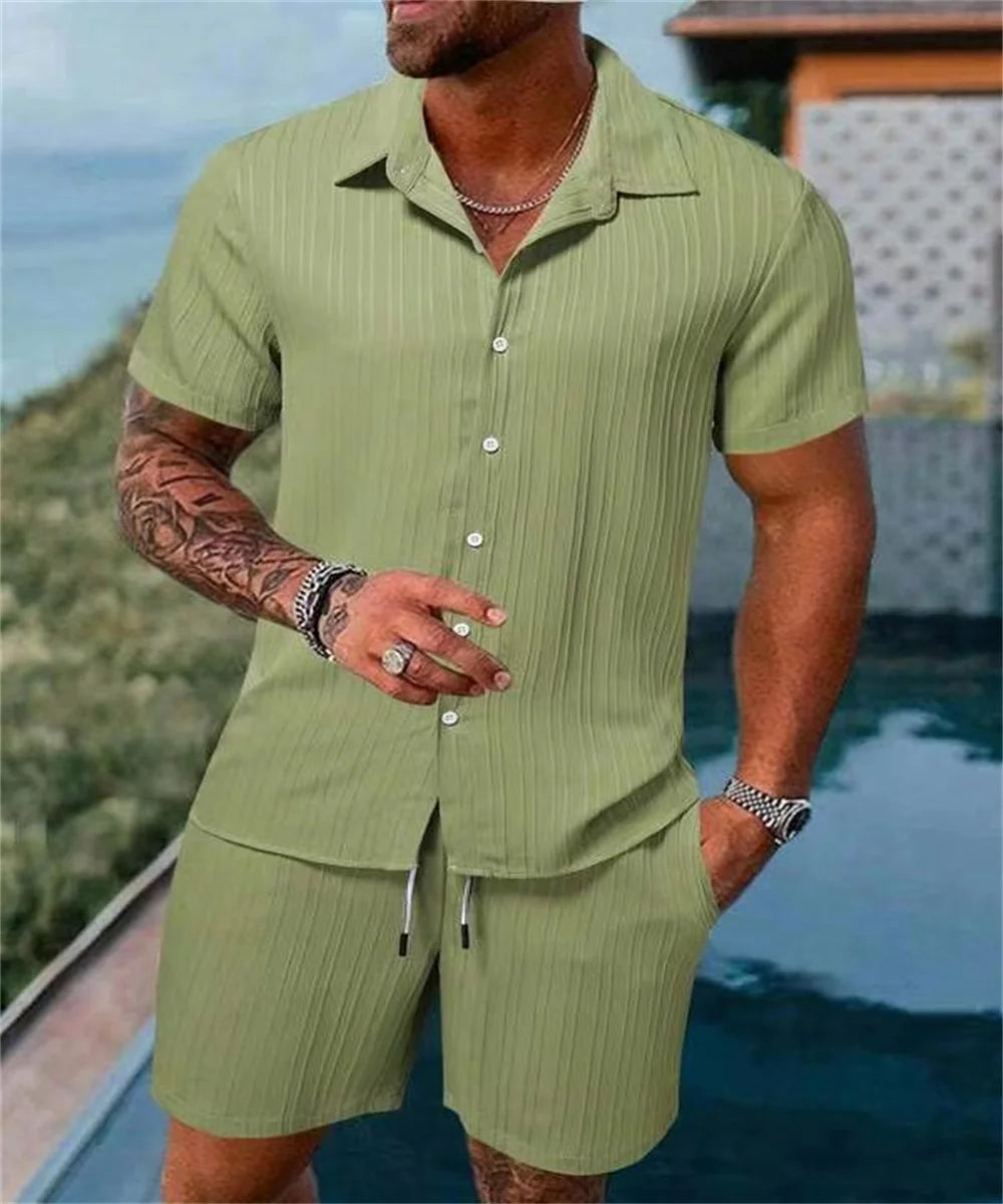 Zayne Coastline Set – Men’s Summer Luxe Two-Piece