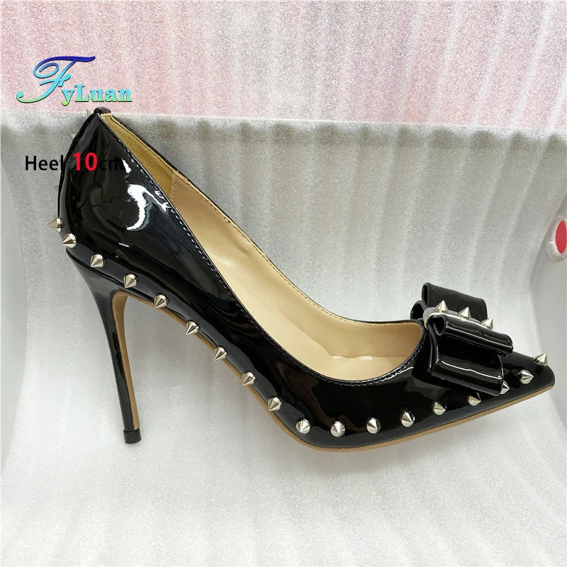 Tira Bow  Pointed High Stiletto Heels
