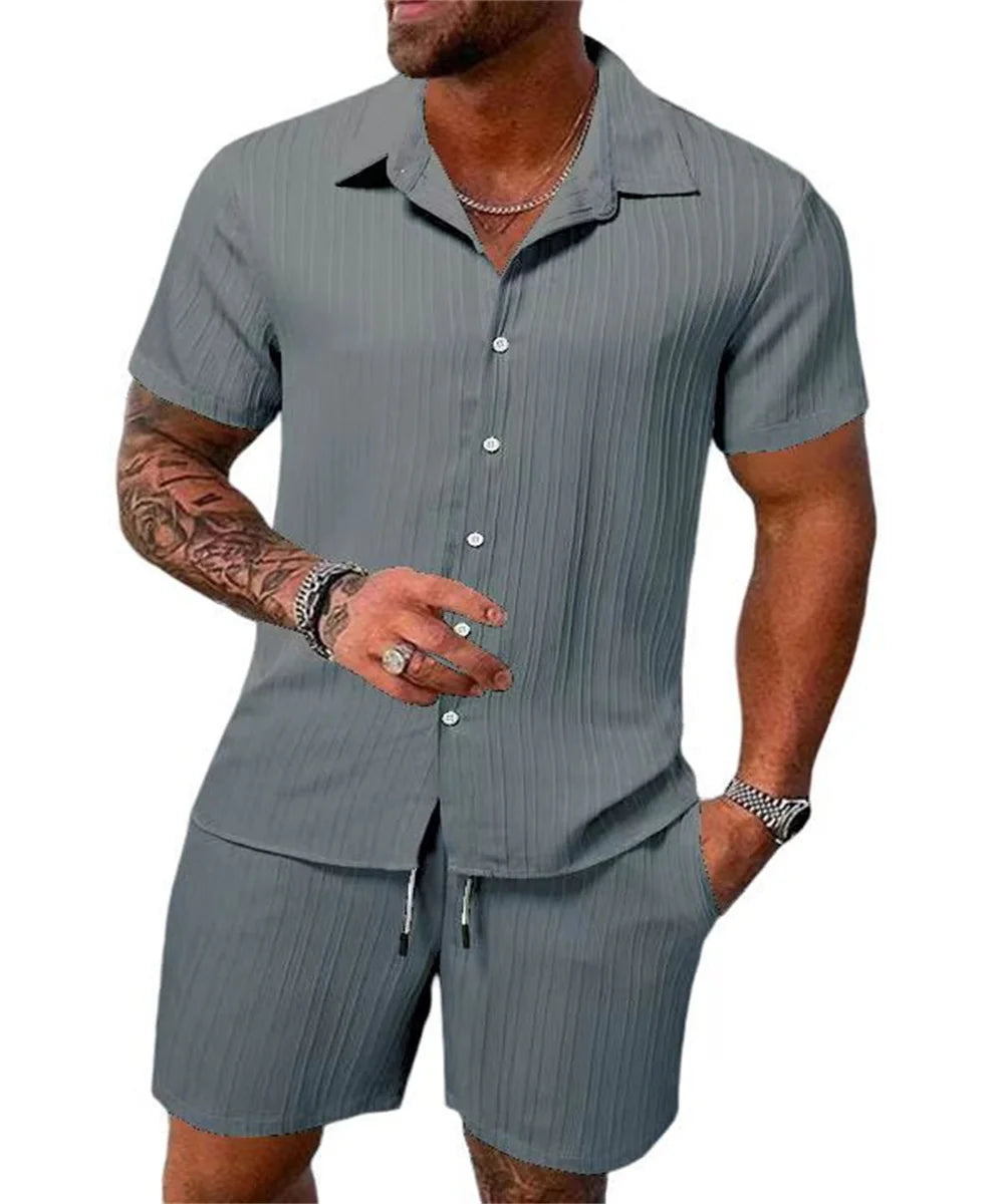 Zayne Coastline Set – Men’s Summer Luxe Two-Piece