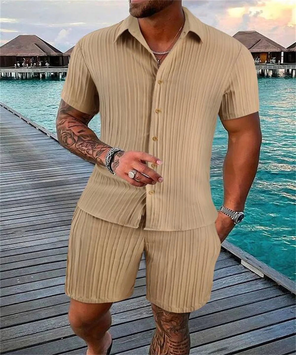 Zayne Coastline Set – Men’s Summer Luxe Two-Piece