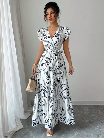 The Sienna Lace-Up Dress
