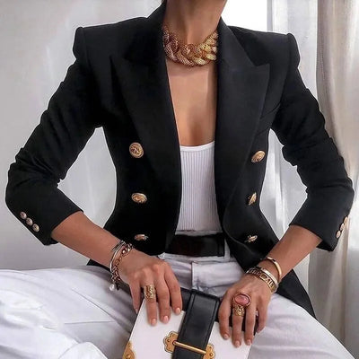 The Bianca Blazer – Luxe Buckle Edition