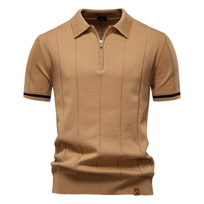 Evan Zip Polo – Precision Fit Edition