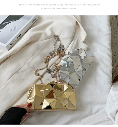 Geometric Mini Clutch Handbag