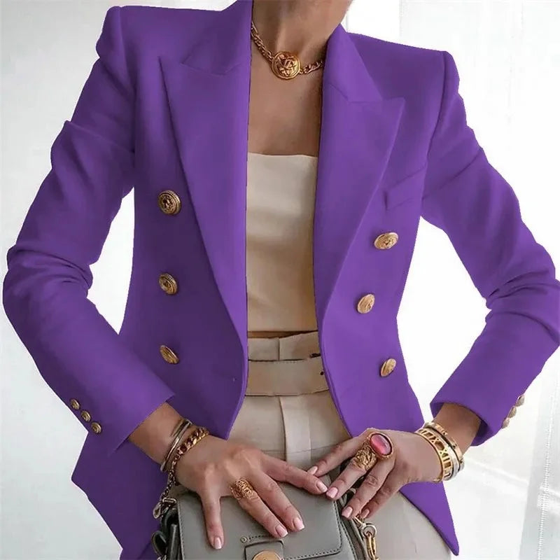 The Bianca Blazer – Luxe Buckle Edition