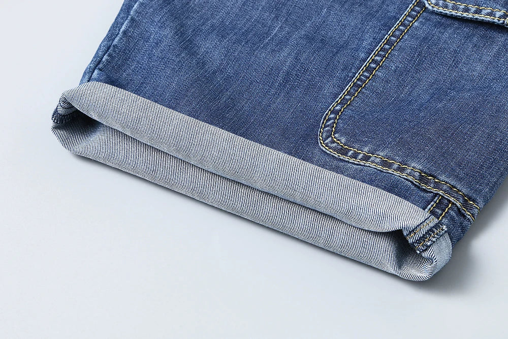 Drift Cargo Shorts – Denim Bermuda Edition