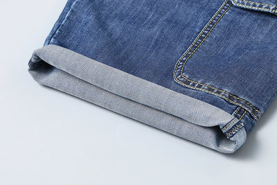 Drift Cargo Shorts – Denim Bermuda Edition