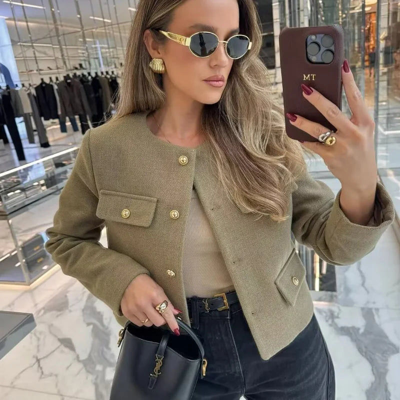Demi Cropped Jacket – Long Sleeve Edition