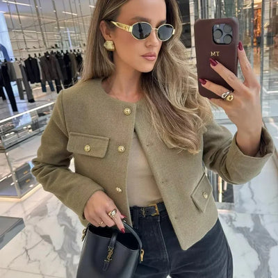 Demi Cropped Jacket – Long Sleeve Edition