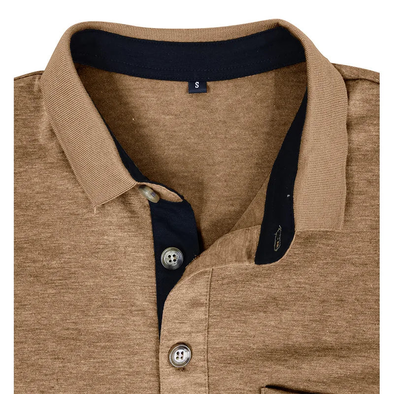 Theo Long Sleeve Polo – Casual Classic