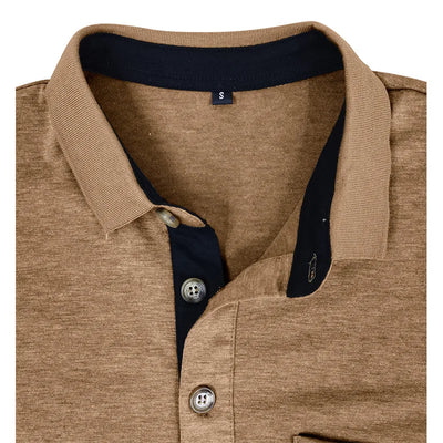 Theo Long Sleeve Polo – Casual Classic