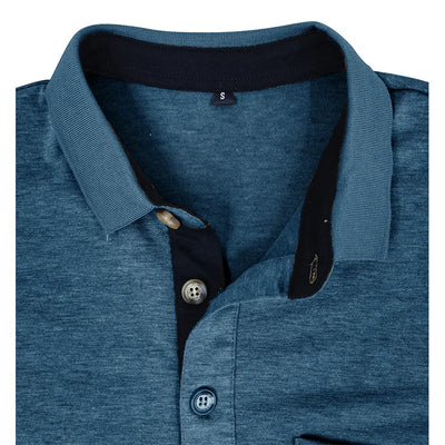 Theo Long Sleeve Polo – Casual Classic