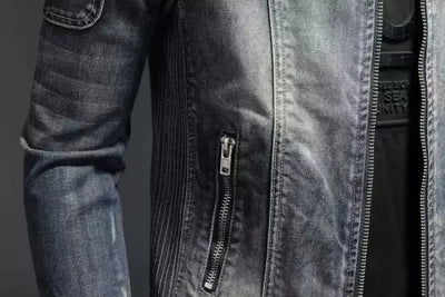 Ryder Retro Lapel Denim Jacket