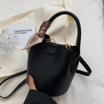 Mara Mini Bucket – Luxe Texture Crossbody