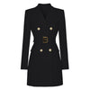 The Seraphyne Belted Blazer Dress