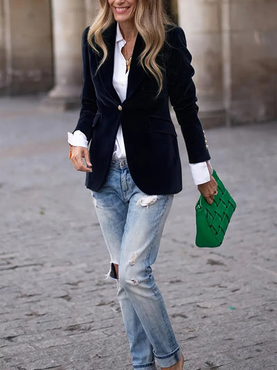 The Vivienne Velvet Blazer